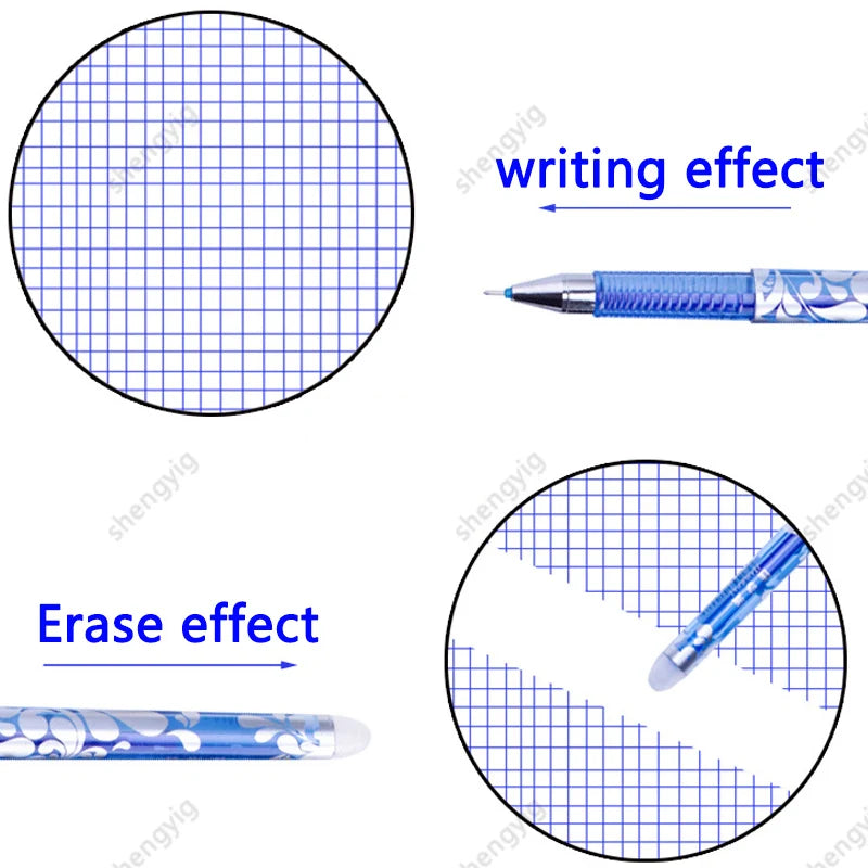 14 Pcs Erasable pens gel pen sketch Writing Stationery for Notebook school supplies office cute pens pen pencil cute pens
