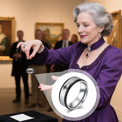1pcs Cool Metal Floating Ring Magic Trick Toy Easy Operating Levitation Magic Props Classic Street Stage Performance Toys Funny
