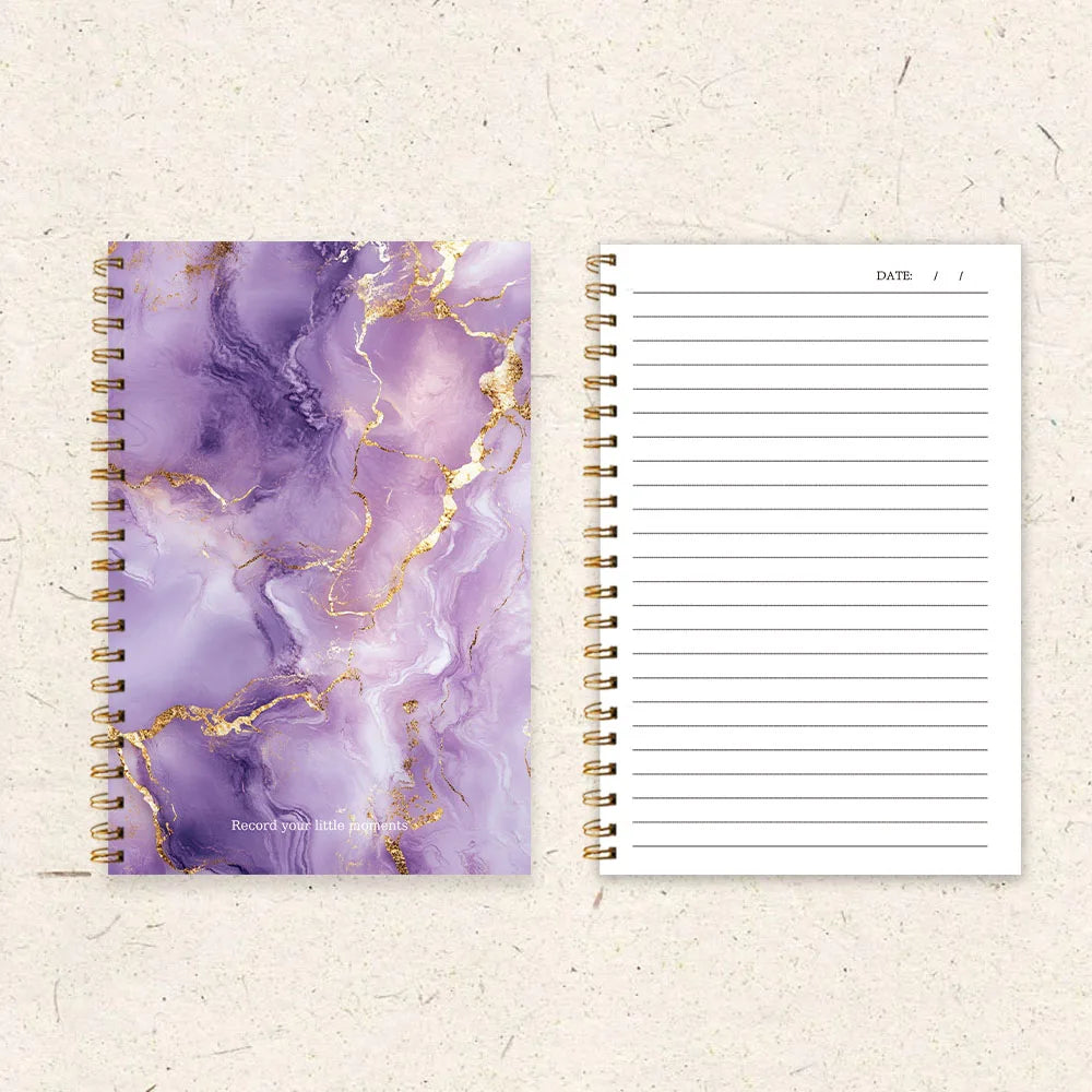 Marble Pattern Notebook, Journal, Blank Lined Pages, Ideal Gift for Note-Taking, Inspiring for Men and Women, Perfect for Studen