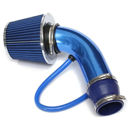 Car Modified High Flow Air Filter Mushroom Head Universal Air Filter 76mm Refitted Winter Cold Air Filter Intake Pipe Kit
