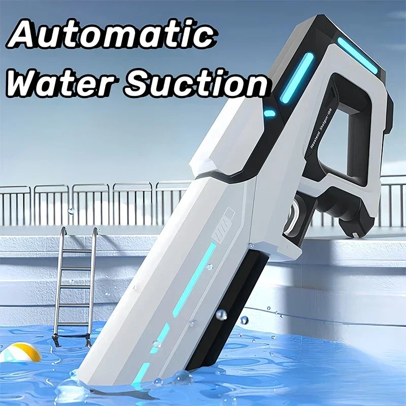 Kids Electric Water Gun Toys Summer Outdoor Beach Battle Game Full Automatic Induction Absorb Water Spray Guns for Children Gift