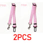 New Dog Car Belt Cat Car Seat Belt Pet Seat Vehicle Dog Harness Lead Clip Safety Lever Traction Dog Collars GXQ05