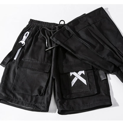 11 BYBB'S DARK Tactical Functional Cargo Pants Men Multi-Pocket Joggers Trousers 2023 Detachable Hip Hop Streetwear Pant Black