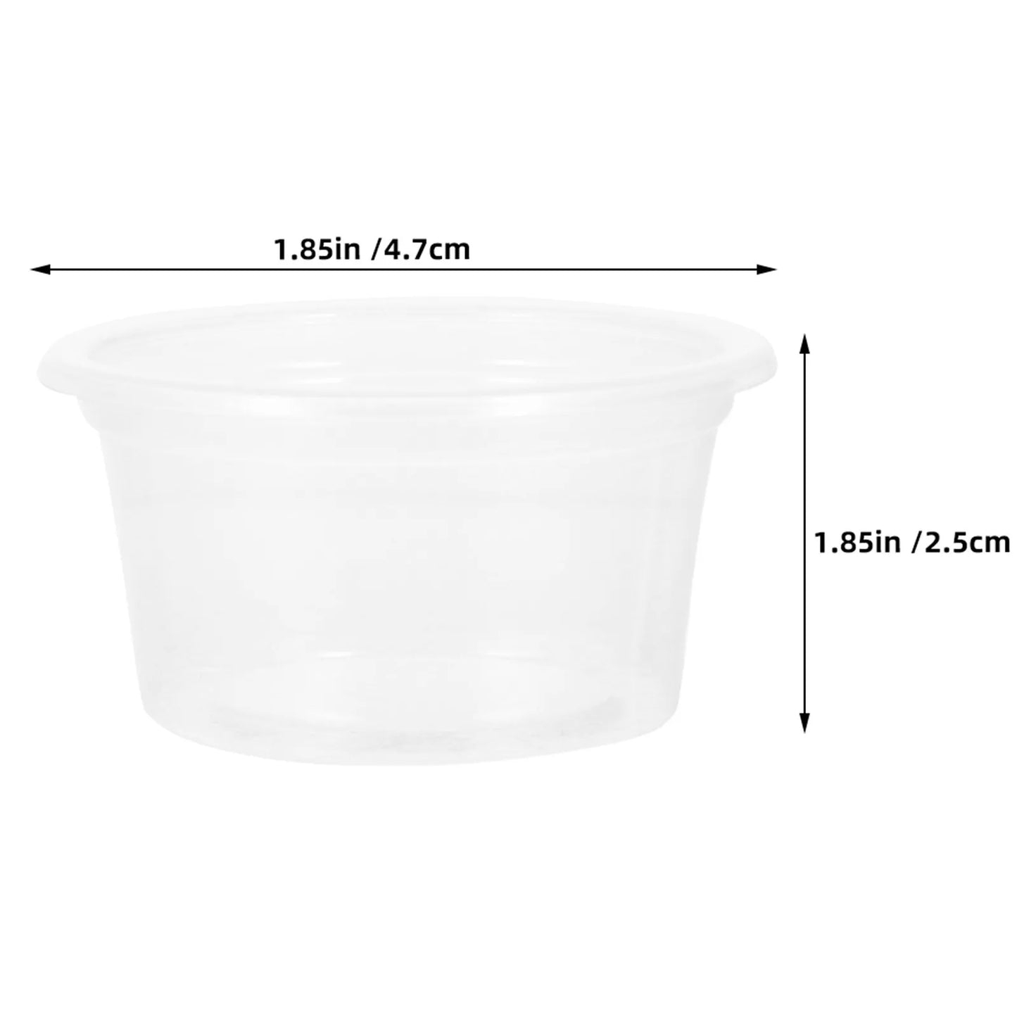 30Pcs Reptile Feeding Dishes Plastic Food Water Bowls for Small Pets Geckos Lizards Snakes Tank Supplies Accessories