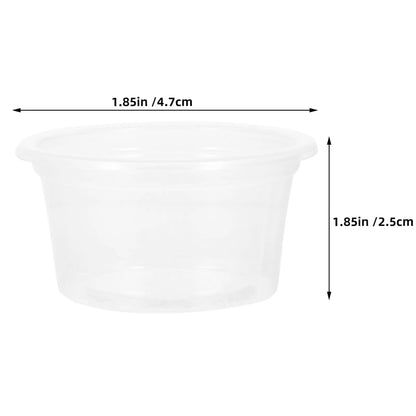 30Pcs Reptile Feeding Dishes Plastic Food Water Bowls for Small Pets Geckos Lizards Snakes Tank Supplies Accessories