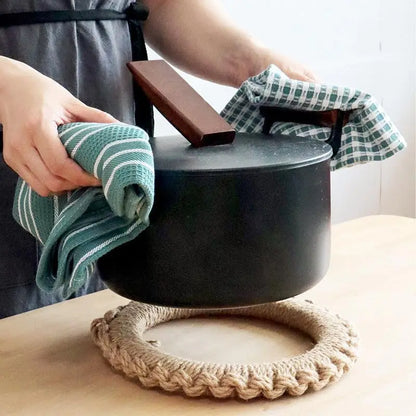 100% Cotton Waffle Weave Kitchen Dish Cloths, Ultra Soft Absorbent Quick Drying Dish Towels, Household Tableware Towels, 3-Pack