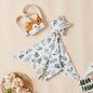 Baby Cotton Muslin Comfortable Blanket Cute Cat Doll For Infant Kids Sleep Appease Towel Children