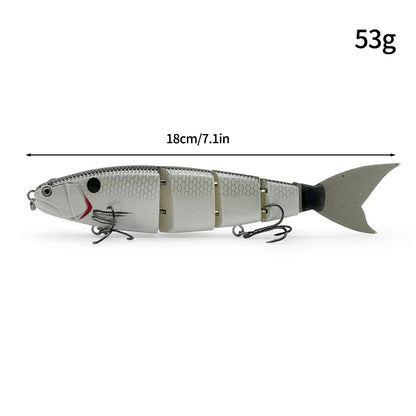 11.5cm/18.5g Balam Glide Bait Catfish Joint Giant Hard Bait Swimbait for Pike Bass Saltwater Glide Bait Leurre De Pêche