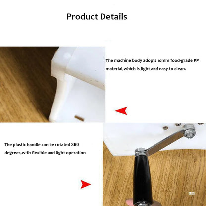 Hand-cranked automatic Food Material Portable Manual Sausage Twisting Machine Sausage Knotting Tying Binding Linker Machine