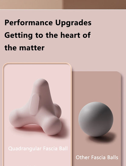 Four Corner Fascia Ball Plantar Ball Massage Shoulder Neck Waist Hand Muscles Lactate Exercise Relaxation Meridian Fitness Ball