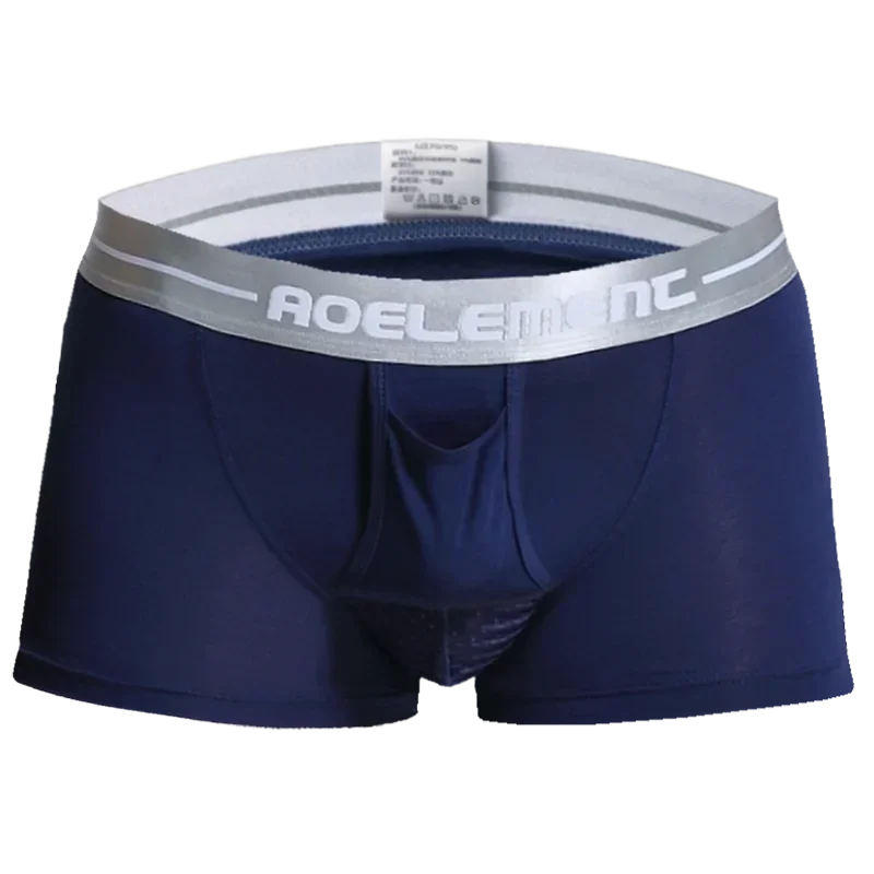 Bullet separate underwear Men's ventilated summer dry underpants Ice silk bag ice healthy boxers