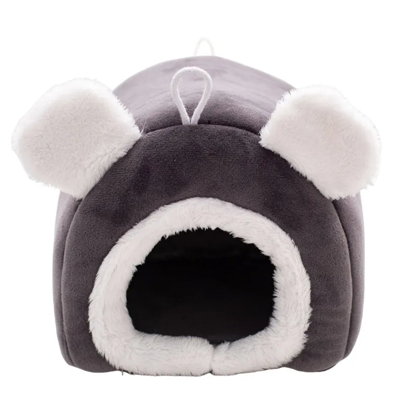 Winter Warm Hamster Nest Thickened Small Pet House Cute Cotton Bedding for Hamsters Birds Rabbits Squirrels Small Supplies