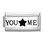 Laser Engraving Piano Heart Star Wings NO.7 Lips Italian Charm Links Fit 9mm Bracelet Stainless Steel Men Women DIY Making Gifts