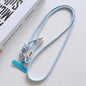 Adjustable Fashion Anti Loss Phone Lanyard 120CM Crossbody Neck Cord Wrist Strap for iPhone 17 Pro Max Case Chain Two Ring Rope