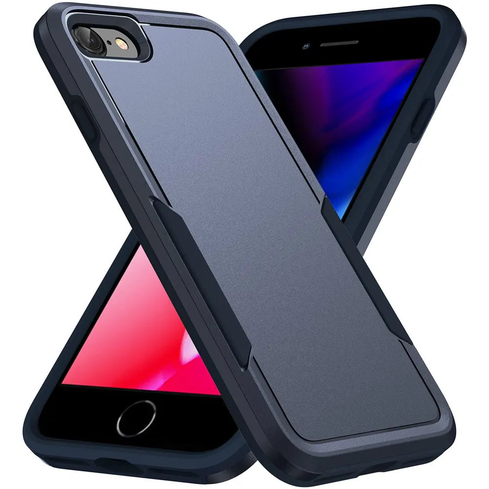 For iPhone SE 3 2022 Case Shockproof Hybrid Case Dual Layer Design Hard Cover For iPhone SE 2 2020/iPhone 6/6S/7/8 Plus Cases