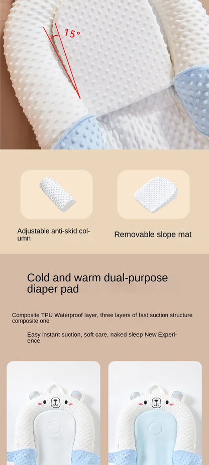 Lazychild Bed In Bed Baby Lying Down Sleeping Soundly Newborn Sleeping Pad Multifunctional Safety Device Gift Set Drop-shipping