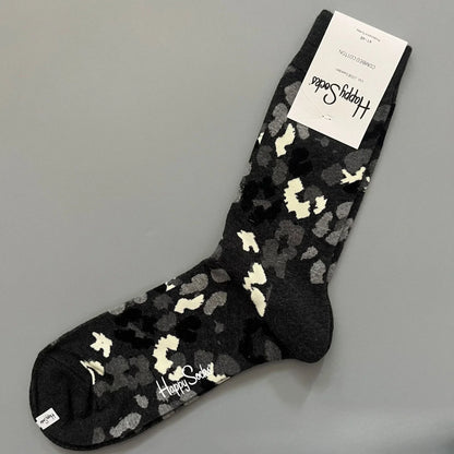 Cotton Happy Socks Men's Classic Crew Sock Shoe Size 10 - 13 Soft