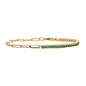 Luxury Color Cubic Zirconia Gold Color Tennis Bracelets For Women Girls 2022 New Trend Chain Bracelets Jewelry Party Gifts