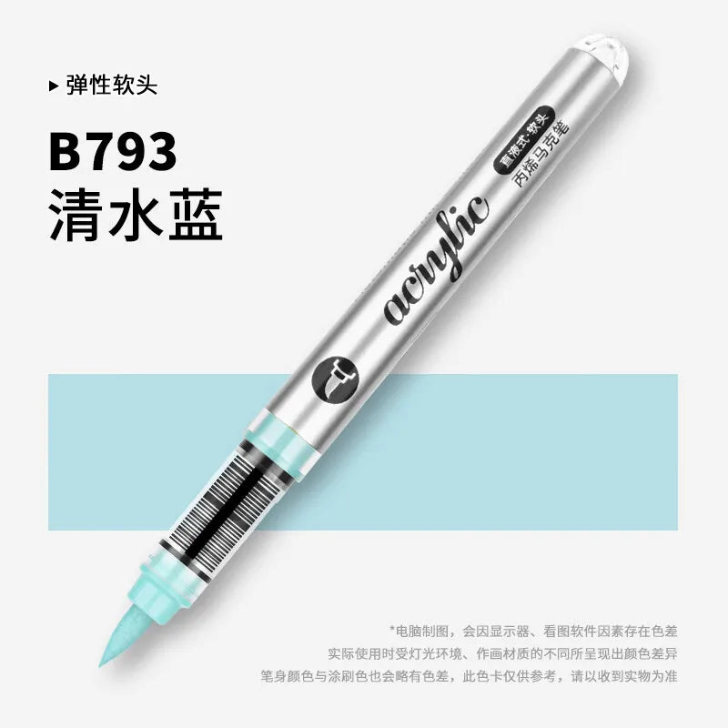 1 PC 120 Colors Acrylic Paint Marker Pens Professional Drawing Pens for Graffiti Manga School Aesthetic Stationery Art Supplies