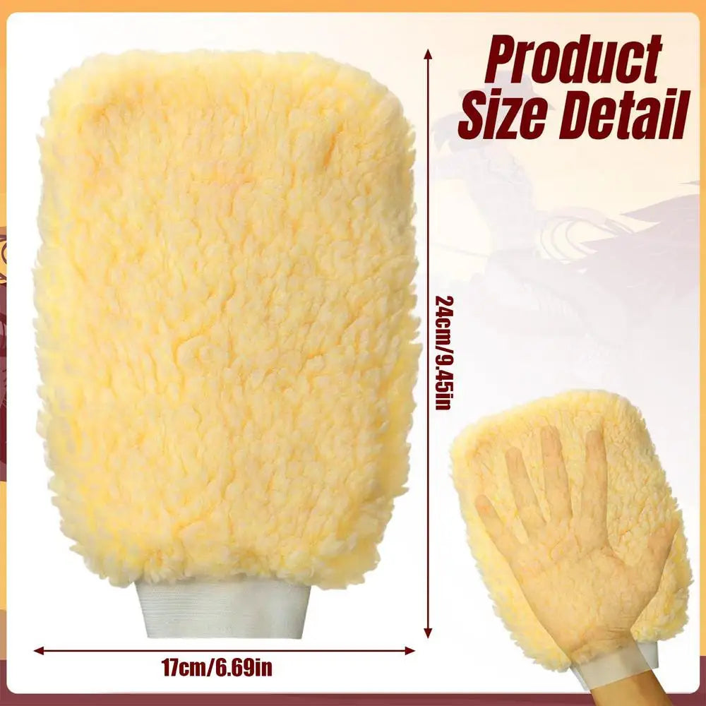 Tick Mitt Applicator Glove for Horses, Fleece Grooming Mitt for Bathing Cleaning, Multifunctional Animal Glove Cats Dogs Bunny