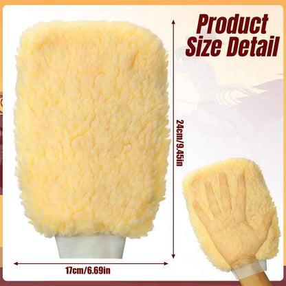 Tick Mitt Applicator Glove for Horses, Fleece Grooming Mitt for Bathing Cleaning, Multifunctional Animal Glove Cats Dogs Bunny