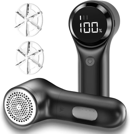 New Household Electric Lint Remover 3 Gears Adjustable Wireless LED Digital Display Hairball Trimmer Portable Sweater Epilator
