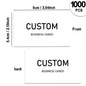 200pcs, Custom Business Cards/Cards, Desktop Business Cards, Thank You Cards, Matte Film