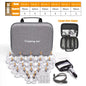 24Pcs Cupping Relax Set Multiple Sizes of Vacuum Cups with Hand Pump and Detailed Cupping Manual Massage Cupping Set for Massage