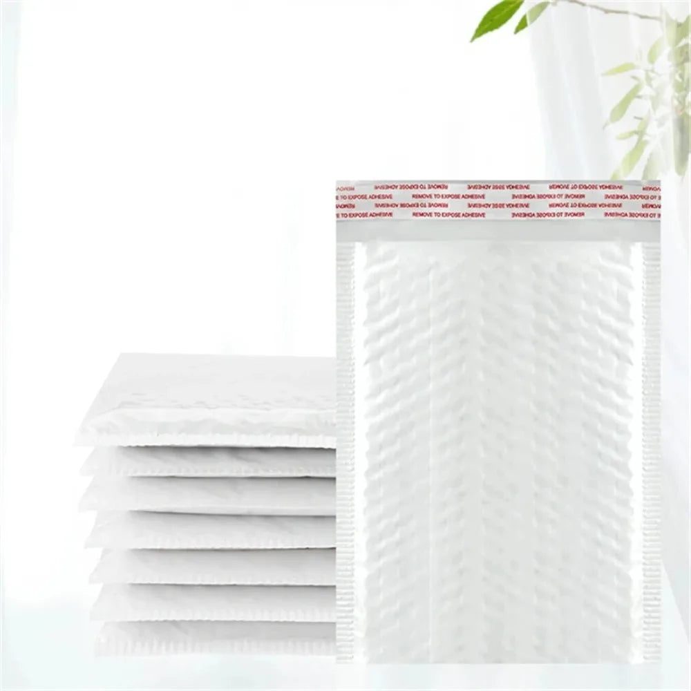 50/100Pcs Pearl Film Waterproof Bubble Bags, Thickened Self-Sealing Foam Envelope Courier Bags for Express Packaging,