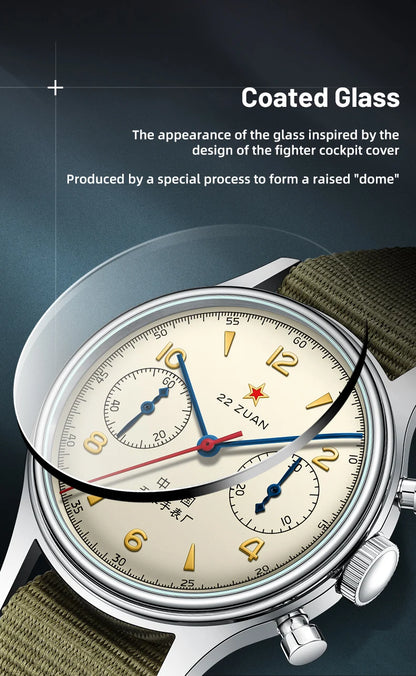 Seagull 1963 International Edition Watch for Men Chronograph Manual Winding Mechanical Watches Original ST1901 D304 Memorial