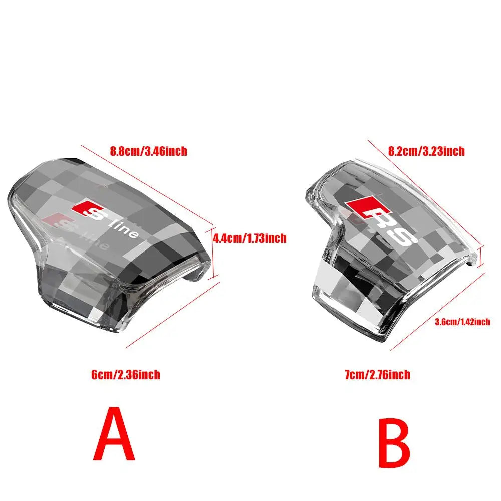 Car Crystal Gear Head Shift Head Transmission Handle Cover For Audi S4 S5 Q5l Sq5 Rs4 Q7 Rs5 A5 Rs7 A6 Rs6 Sq8 A4/a4l Sline RS