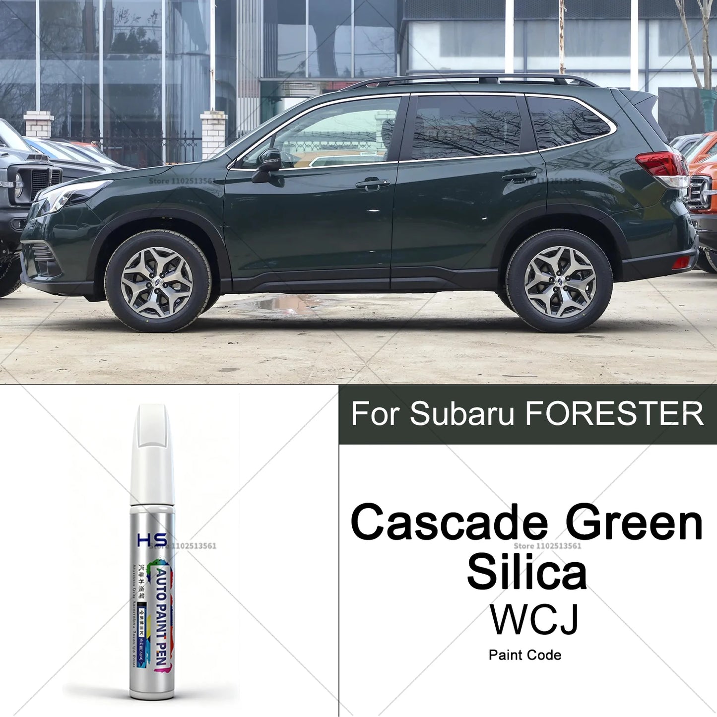 For Subaru Forester Car Paint Repair Pen Touch Up Scratch Remover DIY Auto Accessories Black White Blue Red Silver Bronze Green