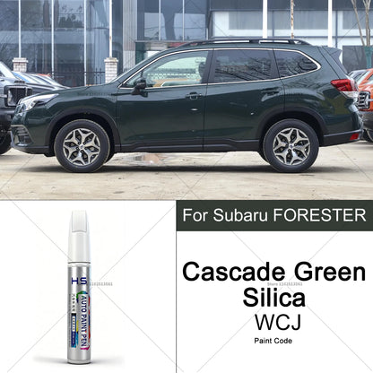 For Subaru Forester Car Paint Repair Pen Touch Up Scratch Remover DIY Auto Accessories Black White Blue Red Silver Bronze Green