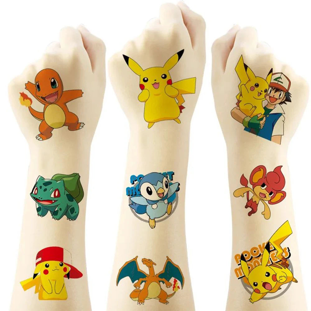 20pcs Pikachu Stickers Cartoon Decals Toys Waterproof Birthday Gift DIY Journal Decoration Reward Stickers