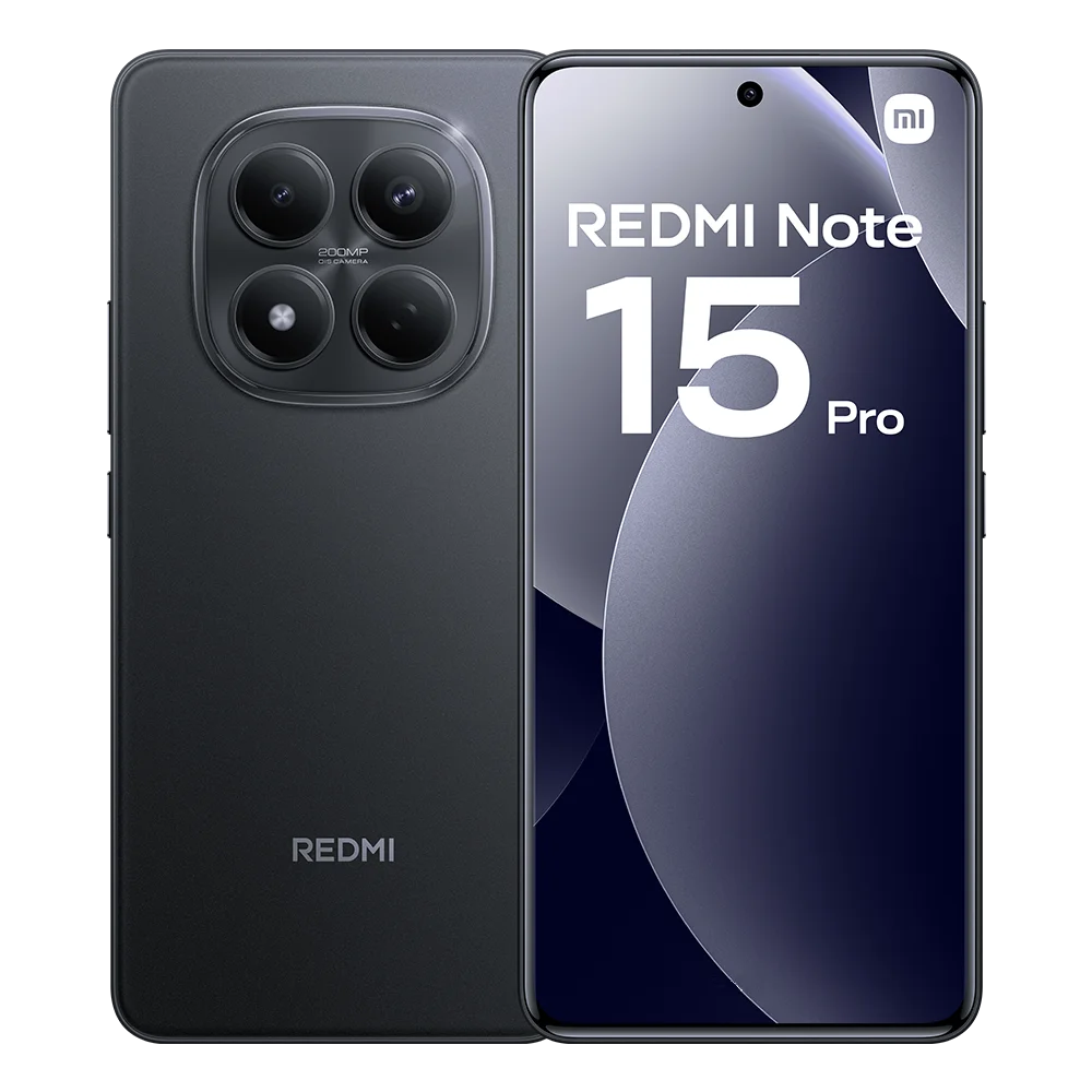 Xiaomi Redmi Note 15 Pro 4G Smartphone NFC MTK Helio G200-Ultra 6.77" 120Hz Display 200MP OIS, 45W Charge, IP65, Battery 6500mah