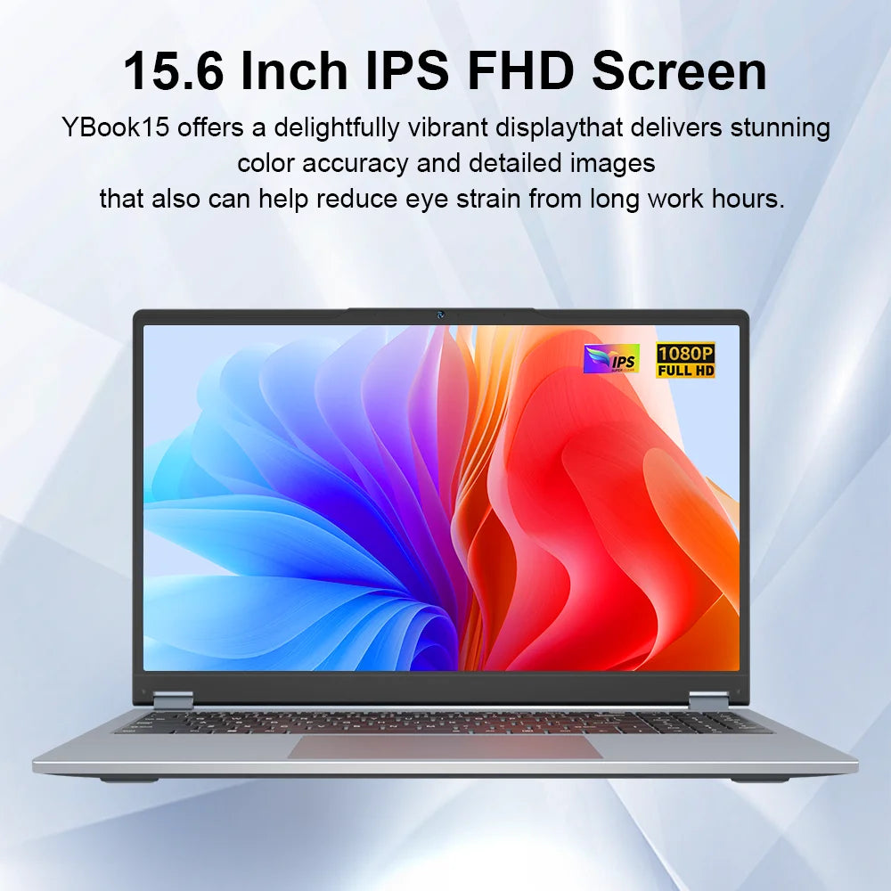 Ninkear YBOOK 15 Laptop 15.6 Inch 360° Flipable Touchscreen 16GB+512GB 2-in-1 Yoga Mode AMD Windows 11 Notebook 360° Flipable