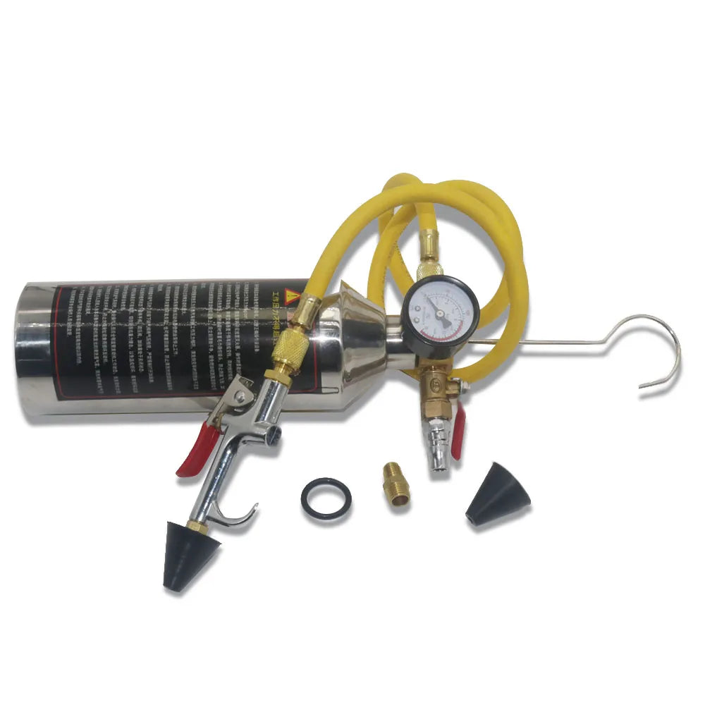 A/C AC Air Conditioner System Flush Canister Gun Kit R134 R12 R22 R410 R404 Set