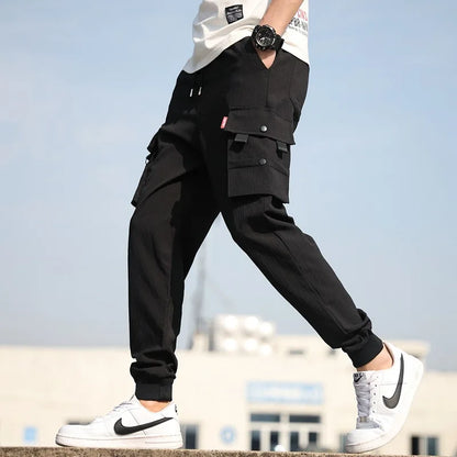 Men Cargo Tactical Pants Work Combat Multi-pockets Casual Training Trousers Overalls Clothing Joggers Hiking Male Cargo Pant