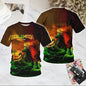 Classic Rock Helloween T-shirts Male 3D Print Men Women Hip Hop Trend Short Sleeve TShirt Street Loose Parent-child Short Sleev