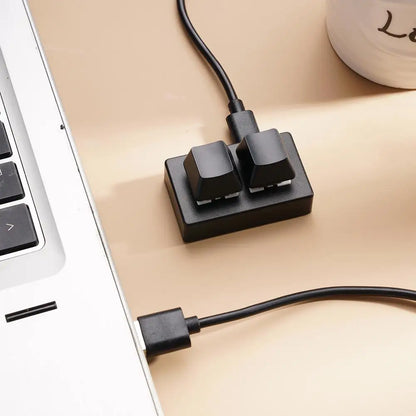 2-key Shortcut Keyboard Copy And Paste USB Custom Programmable Macro Mechanical Keyboard Hot Key Mouse