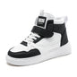 autumn boys sneaker high top children shoes luxury leather basketball shoes kids PU tennis sports shoes for boy size 28-39