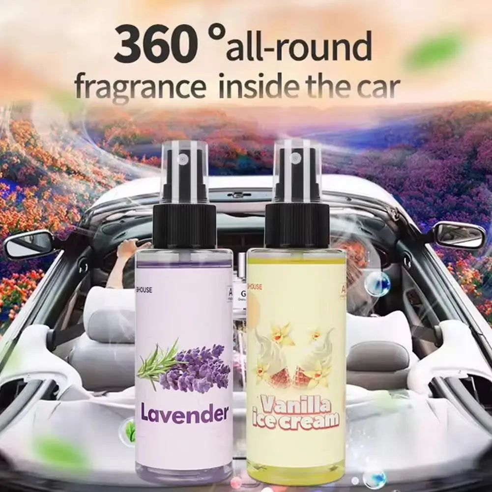 Car Deodorant Car Mounted Fragrance Spray Car Flavoring Car Air Hand Spray Perfume Long-lasting Fresheners Auto Aromatherapy