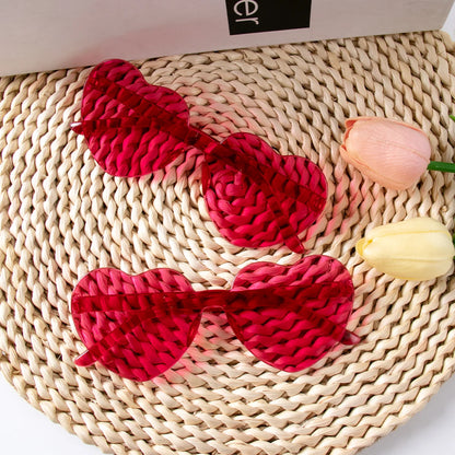 6/8/10/12pcs Wedding Bridal Shower Sunglasses Pink Red Heart Glasses Bride To Be Bridesmaid Gifts Bachelorette Hen Party Decors