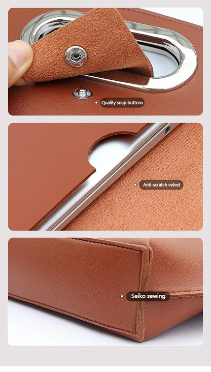 Laptop Bag Men Women Business Portable Computer Case Storage Purses Hand Document Bags Luxury Upscale Tote Waterproof Briefcase