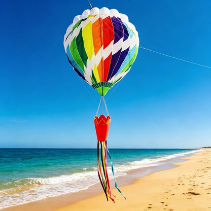 Hot Air Balloon kite flying soft kites nylon inflatable kites dragon for adults kite string winder parachute kites factory pipa