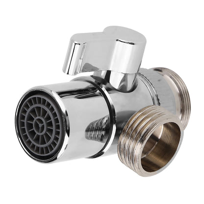 G1/2 Brass Bathroom Kitchen Basin Sink Faucet Splitter Diverter Valve To Hose Adapter M24 Outer Thread M22 Internal Thread