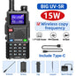 Baofeng UV 5RH 10W Air Band Walkie Talkie Long Range Wirless Copy Frequency Type-C Baofeng UV 5R MINI UV 21 PRO 2 Way Ham Radio