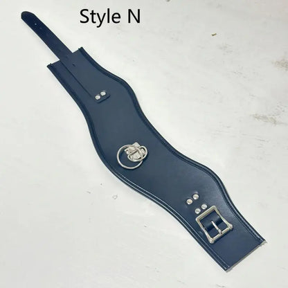 BDSM PU Leather Straitjacket Bondage Body Harness Adult Game Straight Jacket Halloween Clubwear Costume Armbinder Sex Toys Women