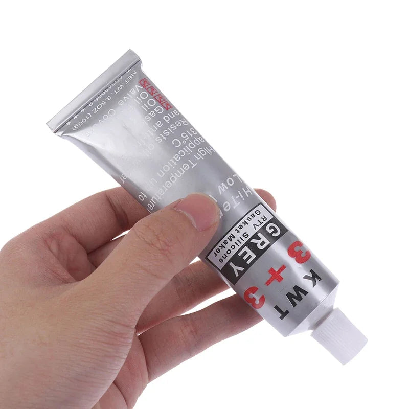 1pc Car Sealant RTV Silicone Gasket Maker 3 3 Black Hi-Temp Sealant Oil Resistant for Engines Automotive Sealant