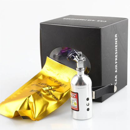 Car Air Freshener NOS Nitrogen Bottle Air Vent Aromatherapy Auto Aroma Outle Perfume Flavoring Fragrances Accessories